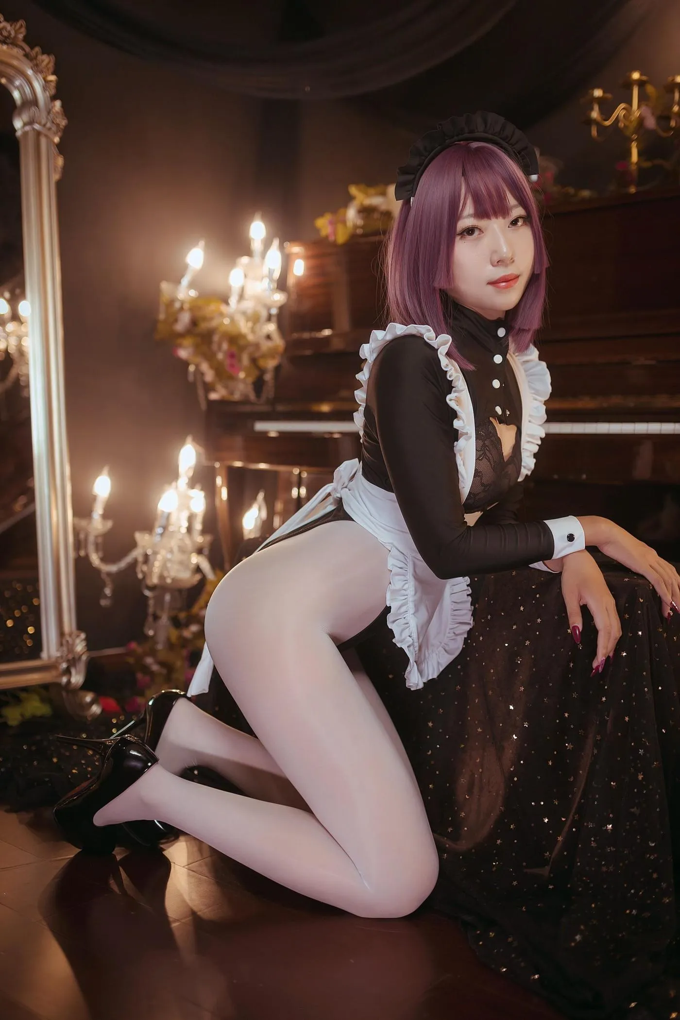 Money冷冷 – NO.31 高叉女仆 [25P]插图4